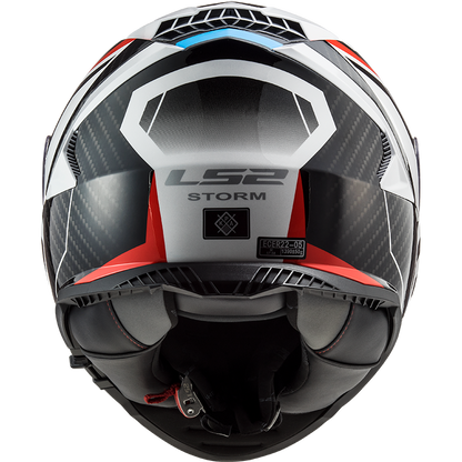 LS2 FF800 Storm II Racer glänzend blau/rot/weiß