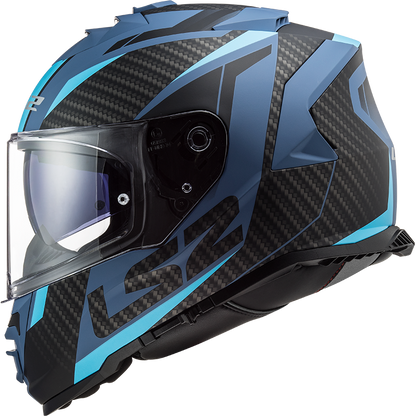 LS2 FF800 Storm II Racer Mattblau