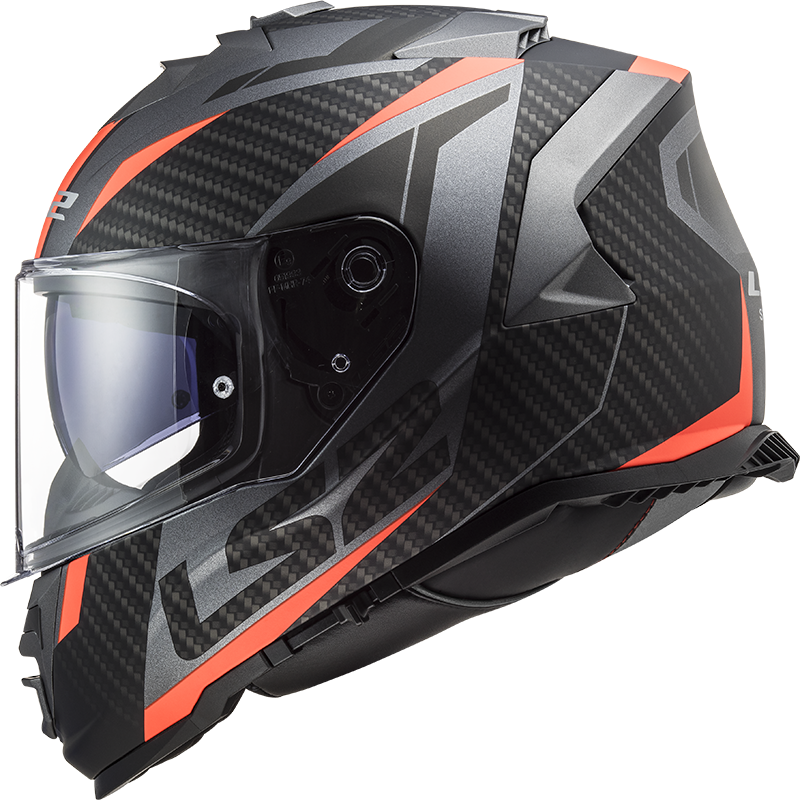 LS2 FF800 Storm II Racer Matt Titan Fluor Orange