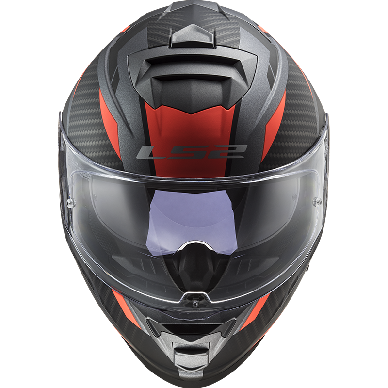 LS2 FF800 Storm II Racer Matt Titan Fluor Orange