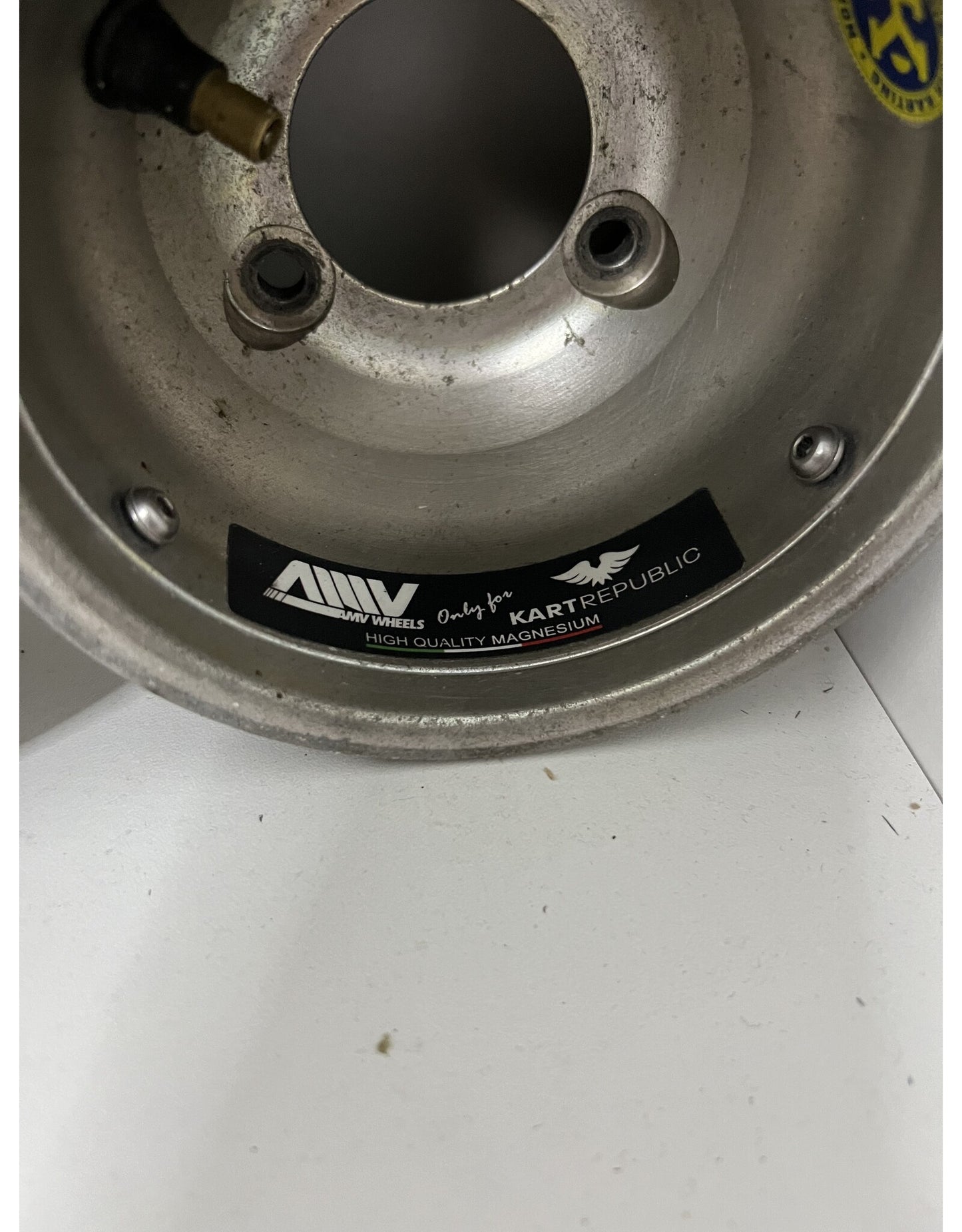 Gebruikt Kart Republic magnesium voorvelgen set 132mm steek 69mm