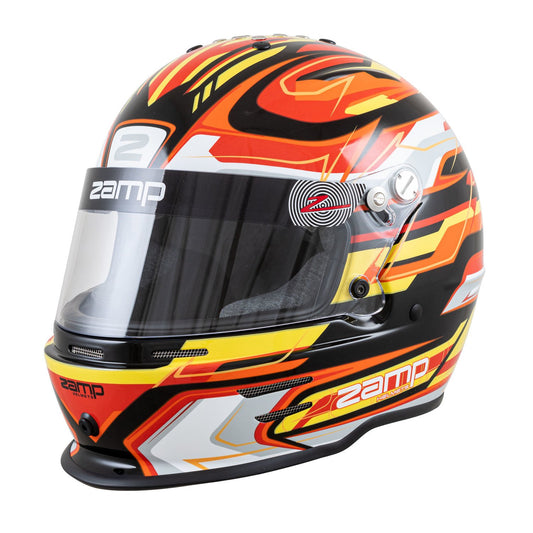 Zamp RZ-42Y Schwarz/Rot/Orange