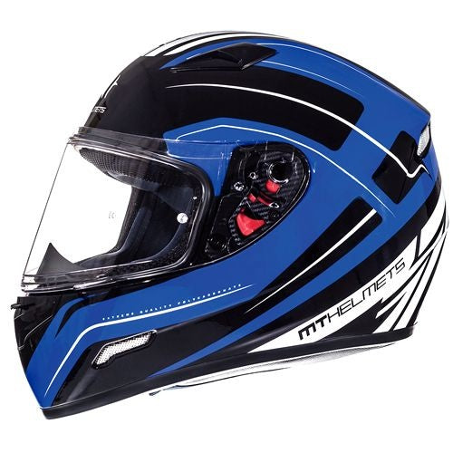 MT Helmets Mugello Marker schwarz/blau