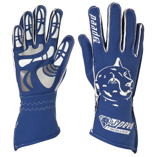 Speed-Handschuhe Melbourne G-2 Blau/Weiß