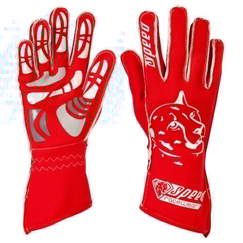 Speed-Handschuhe Melbourne G-2 Rot/Weiß