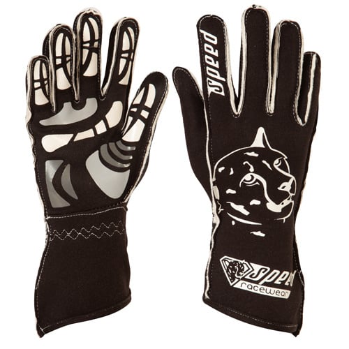 Speed-Handschuhe Melbourne G-2 Schwarz/Weiß