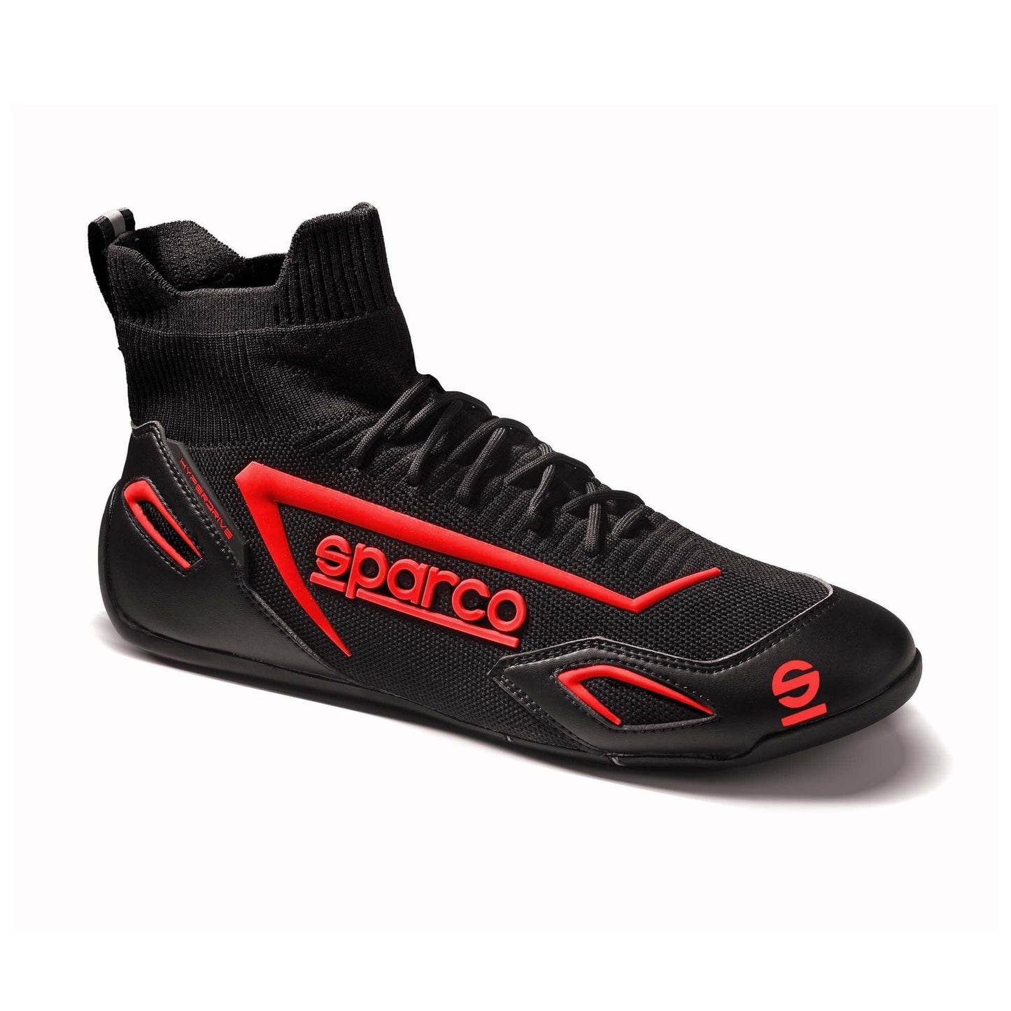 Sparco gaming shoes hyperdrive zwart / fluor rood - KartKings