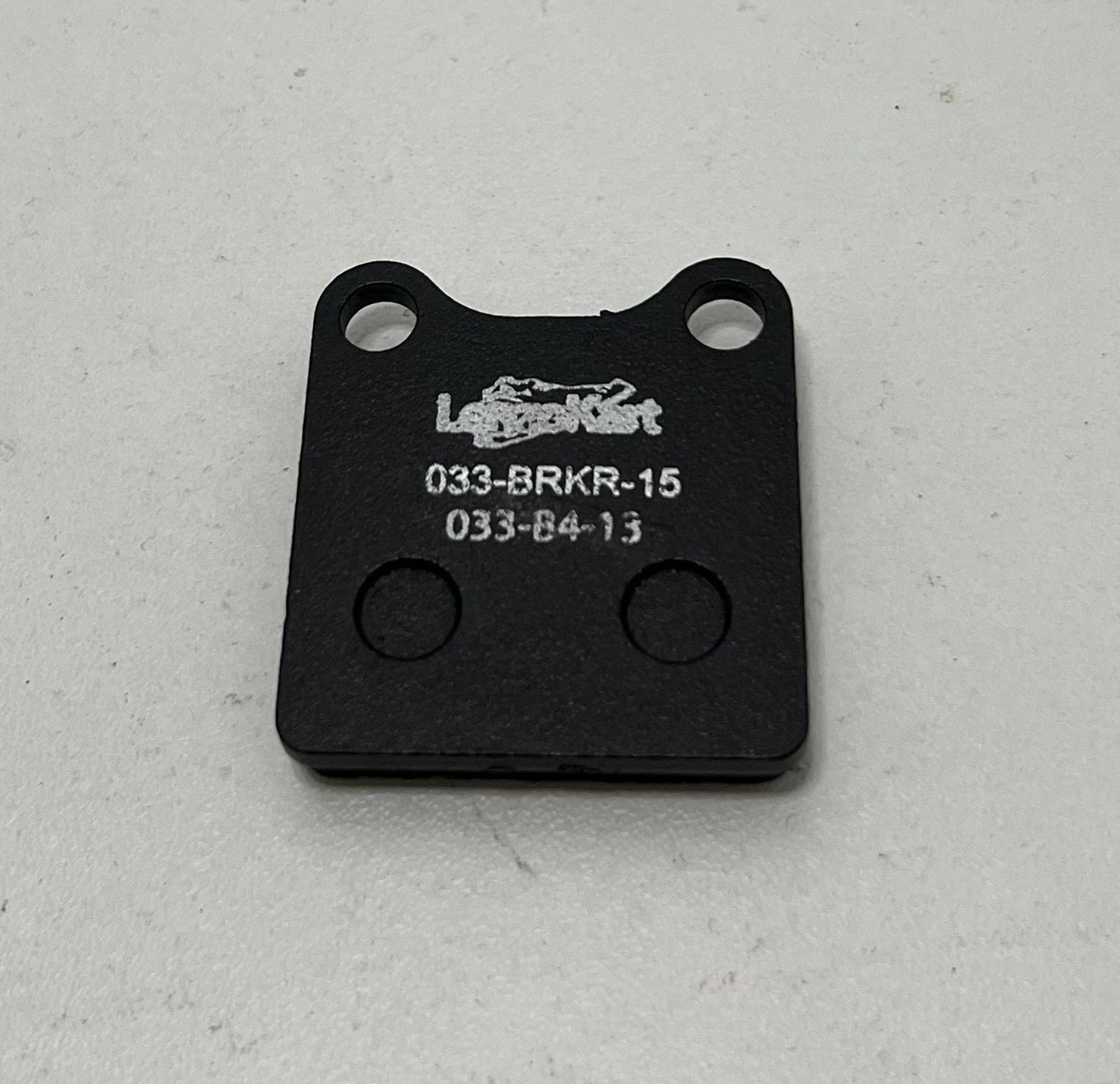 LenzoKart Mini Hinten / KZ Vorne Bremsbelag Hart schwarz LKF13