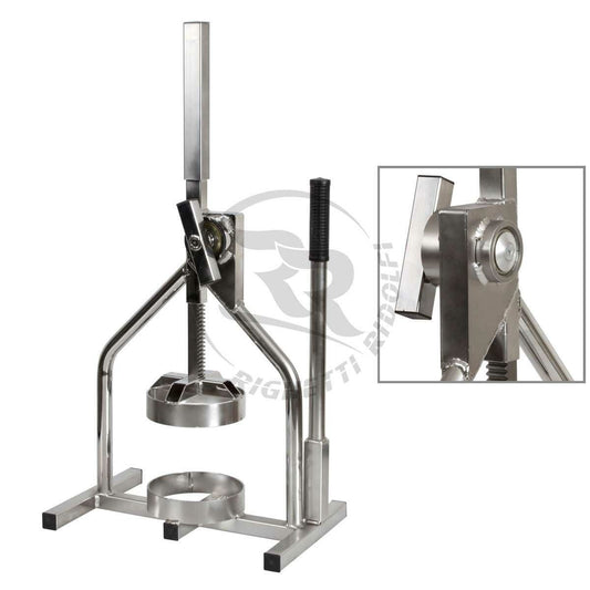 RR Tire press tower with bearings