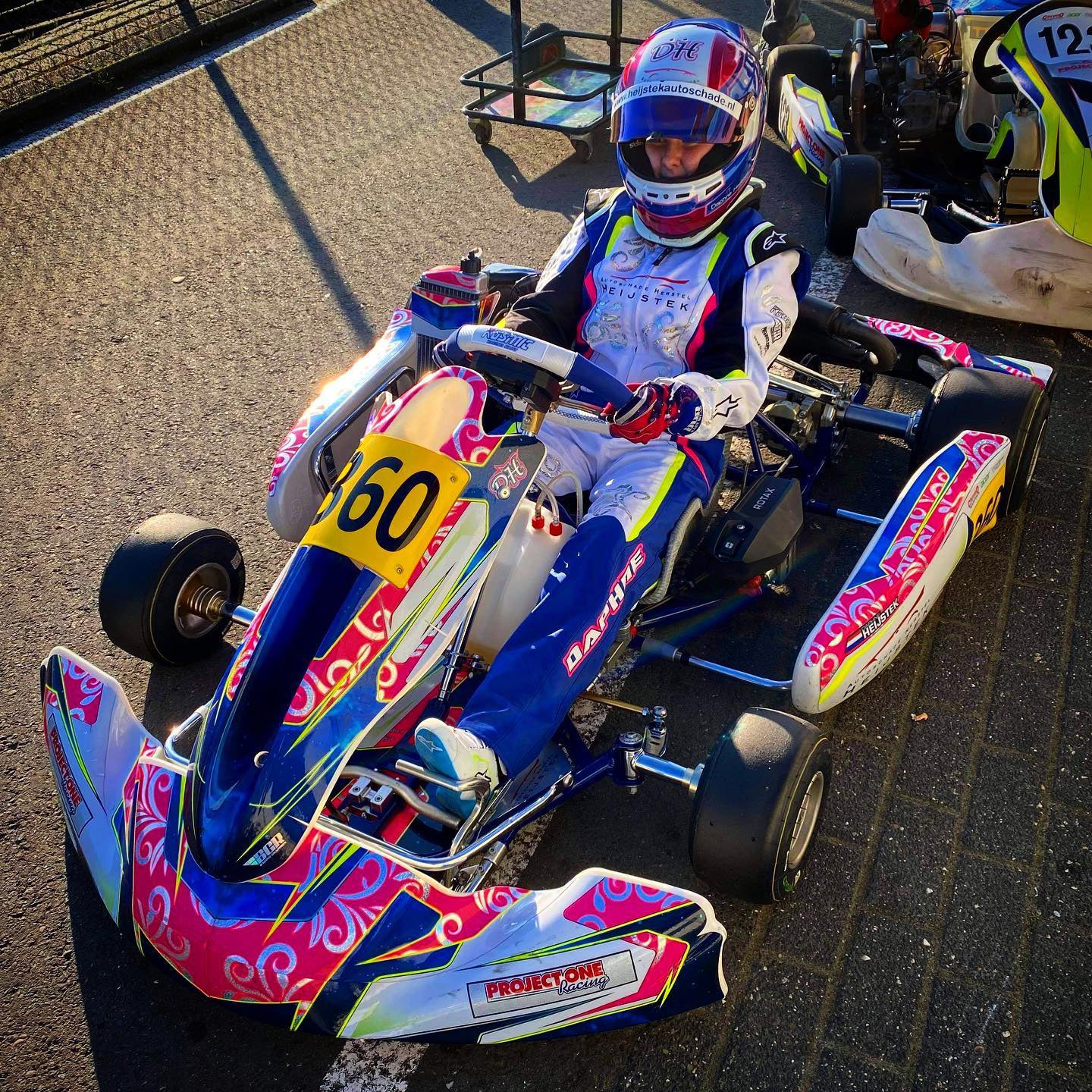 Benutzerdefiniertes Karting-Aufkleberset-Design
