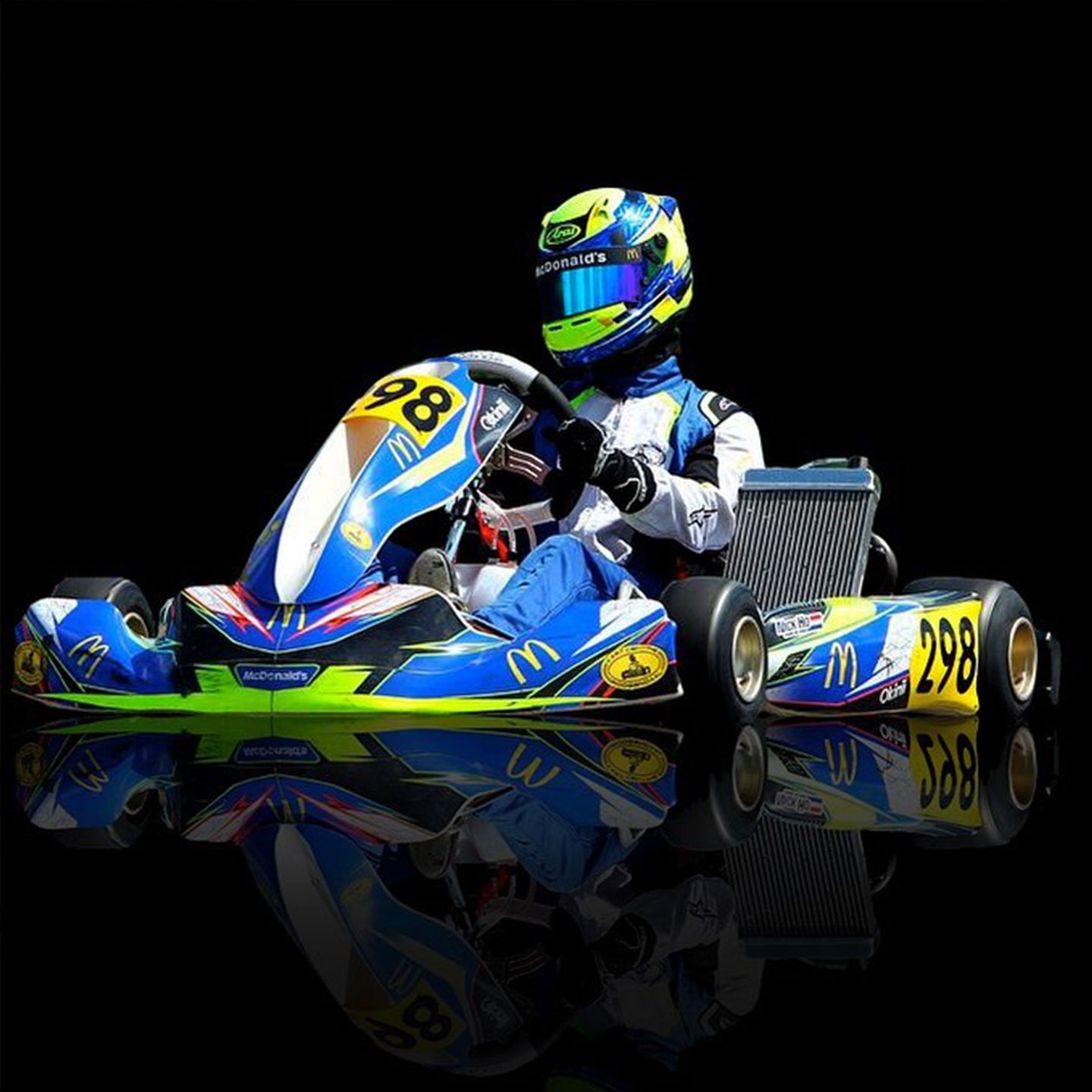Benutzerdefiniertes Karting-Aufkleberset-Design