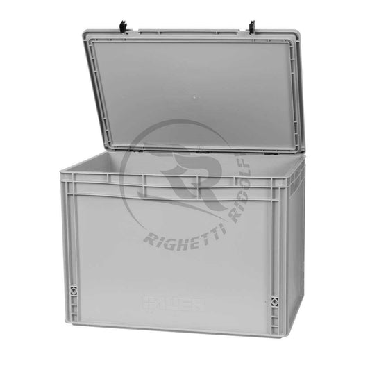 RR Lagerbox Kunststoff mit verschließbarem Deckel Innenmaß 57x37x40,7cm