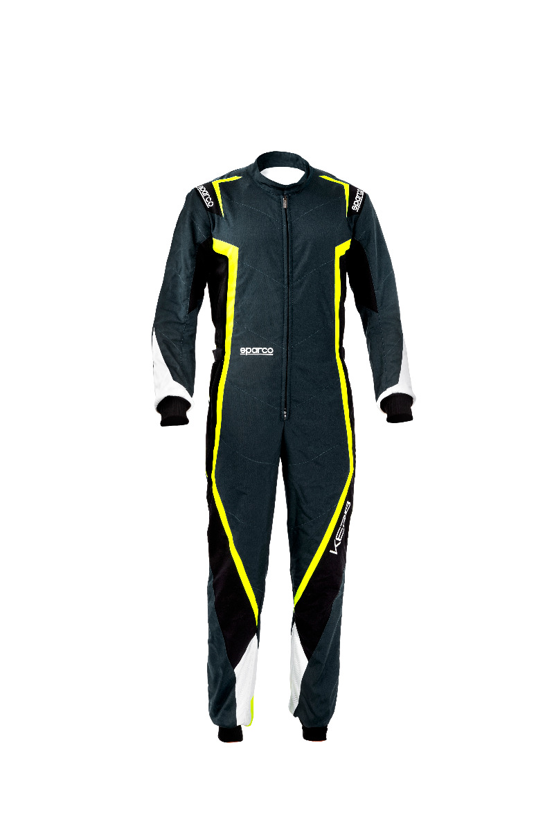 Sparco Bordsteinoverall grau/gelb/schwarz