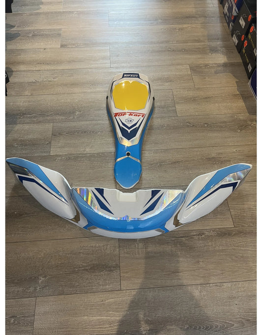 KG 506 voorbumper panel met Top Kart stickers - KartKings
