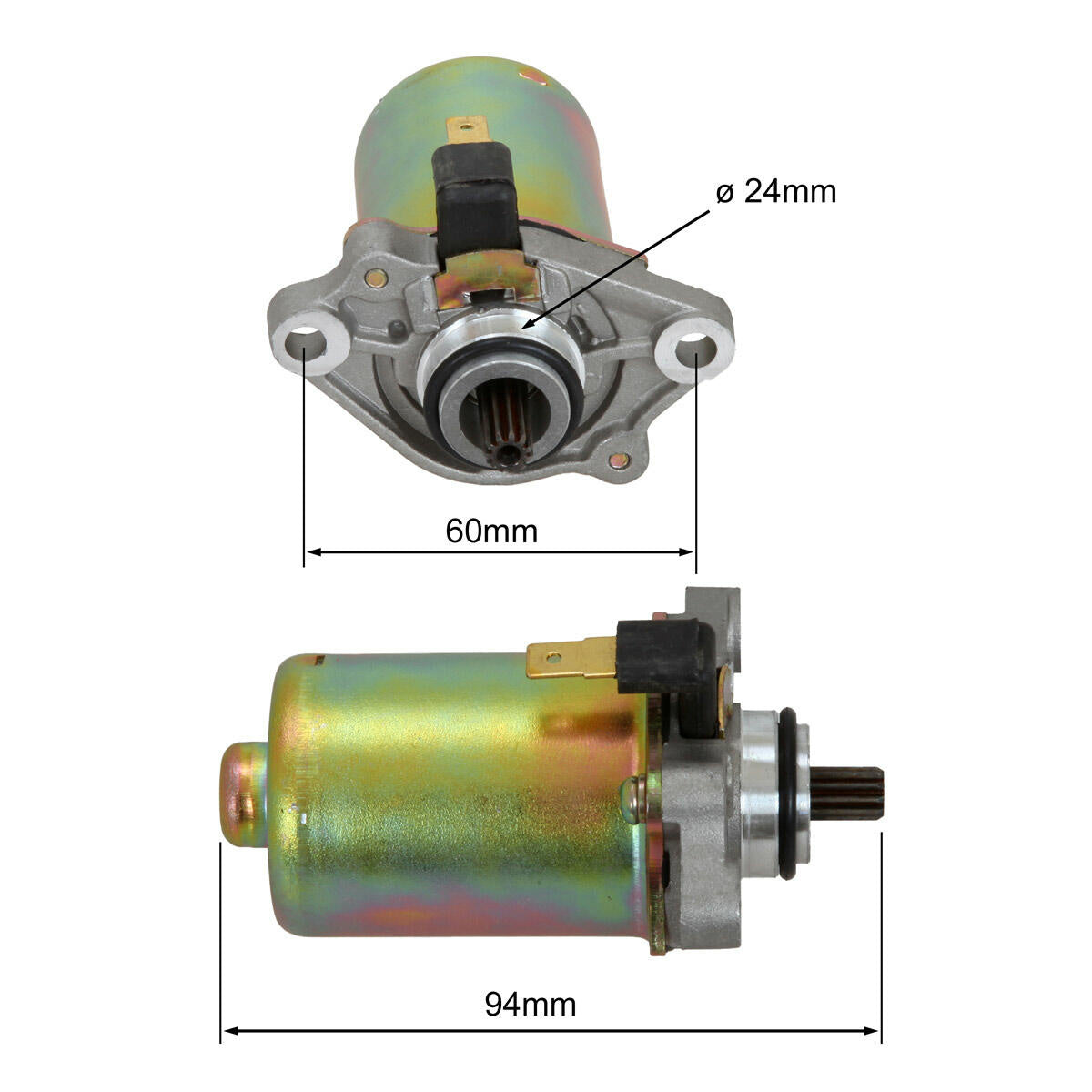 RR Startermotor Universal Mini Kart
