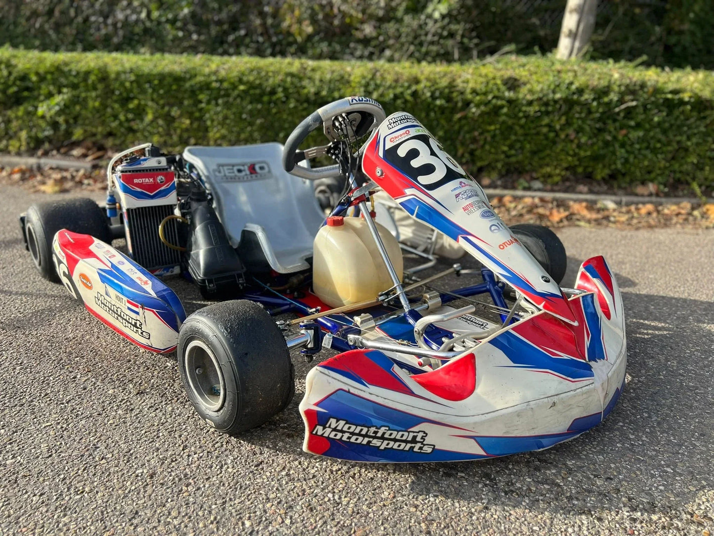 Gebruikt OTK Kosmic met Rotax Senior EVO 1 en Mychron laptimer - KartKings