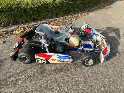 Gebruikt OTK Kosmic met Rotax Senior EVO 1 en Mychron laptimer - KartKings