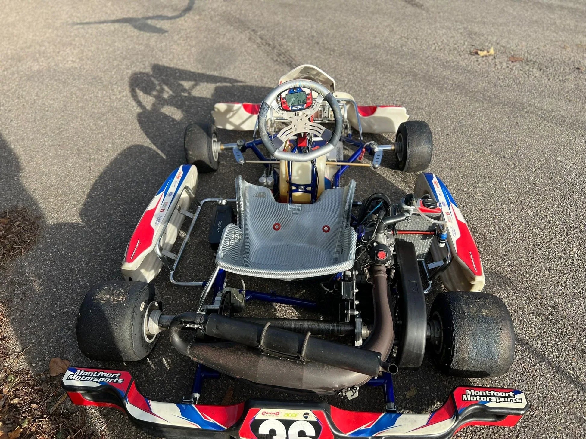 Gebruikt OTK Kosmic met Rotax Senior EVO 1 en Mychron laptimer - KartKings