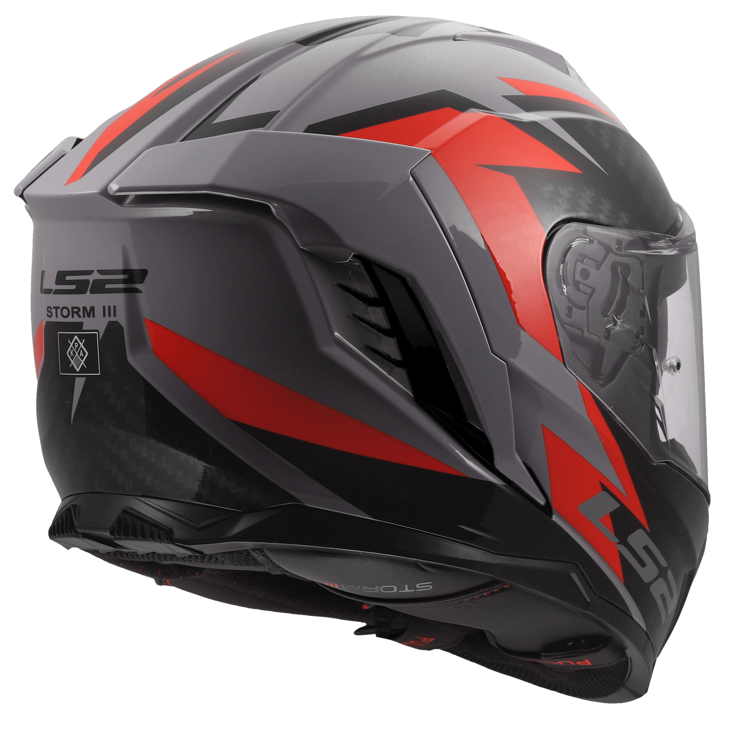 LS2 FF818 Storm III dynamo grijs rood