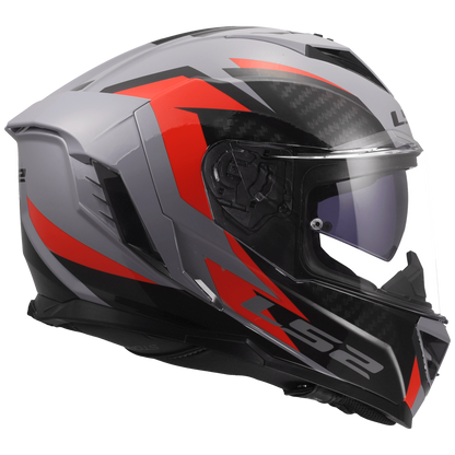 LS2 FF818 Storm III dynamo grijs rood