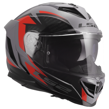 LS2 FF818 Storm III dynamo grijs rood