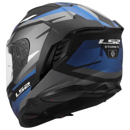 LS2 FF818 Storm III Komai zwart/blauw