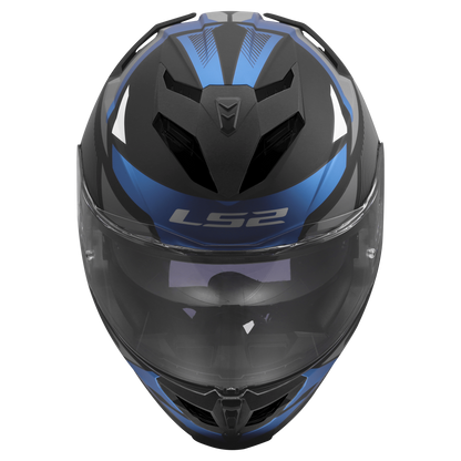 LS2 FF818 Storm III Komai zwart/blauw