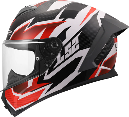 LS2 FF820 Rapid III XTREM zwart/rood/wit - KartKings