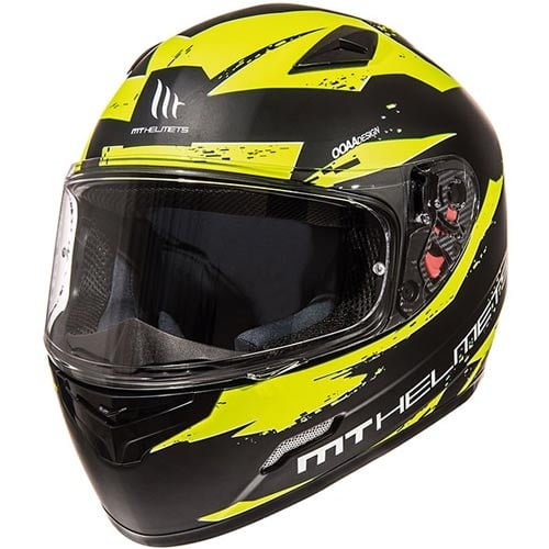 MT Helmets Mugello Marker schwarz/fluoreszierend gelb
