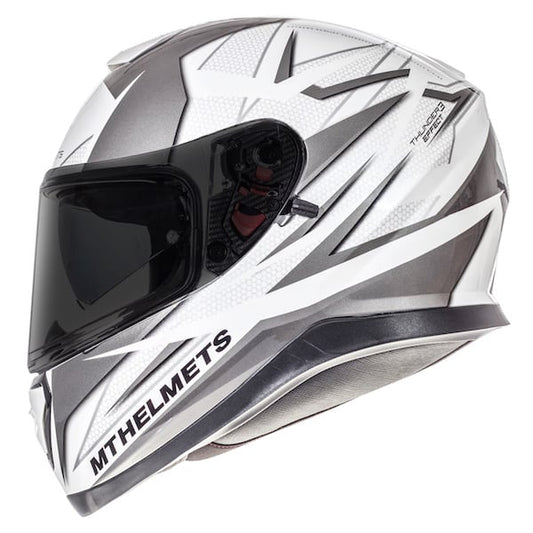 MT helmets Thunder 3 weiß/silber