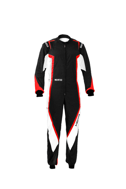 Sparco Bordsteinoverall schwarz/rot/weiß