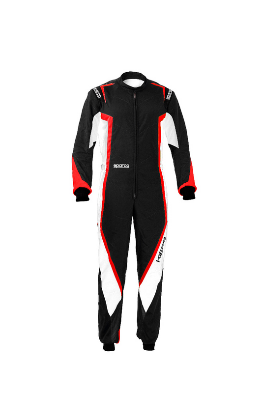 Sparco Bordsteinoverall schwarz/rot/weiß