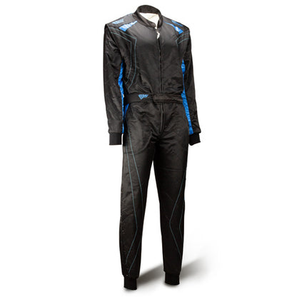 Speed 2-Lagen Overall RS-2 Silverstone schwarz/blau