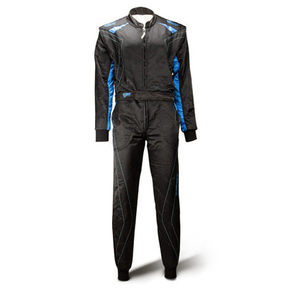 Speed 2-Lagen Overall RS-2 Silverstone schwarz/blau