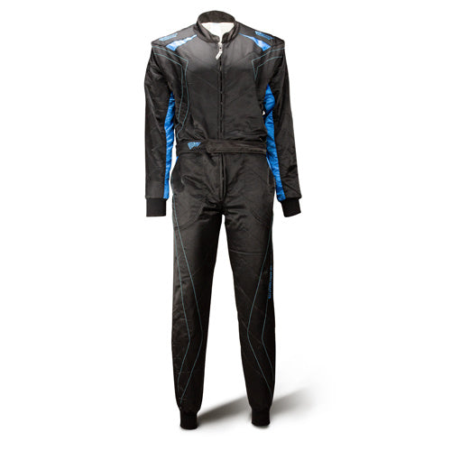 Speed 2-Lagen Overall RS-2 Silverstone schwarz/blau