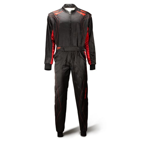 Speed 2-Lagen Overall RS-2 Silverstone schwarz/rot