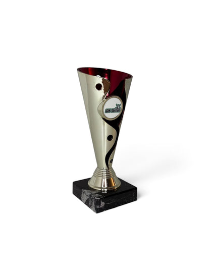Sturgis kart academy beker 17 cm rood