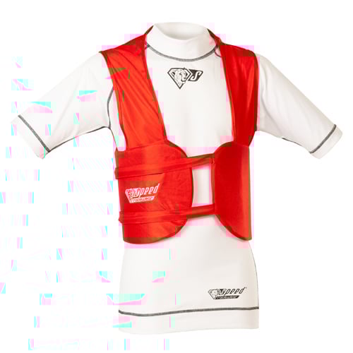 Speed Rib Weste rot