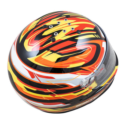 Zamp RZ-42Y Schwarz/Rot/Orange