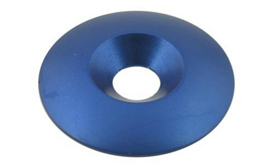 Aluminium-Senkring M8 x 34 MM blau