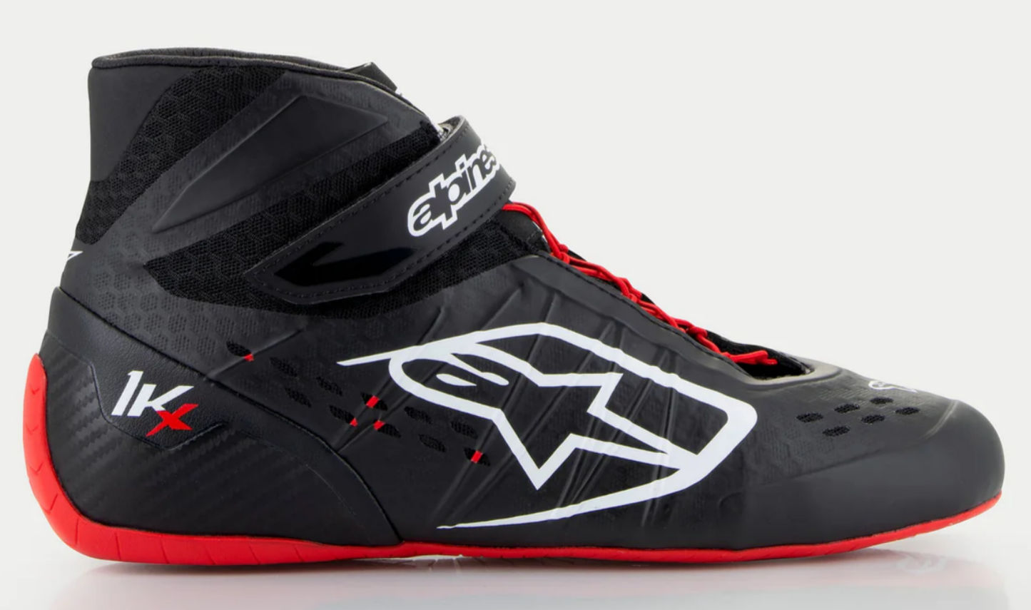Alpinestars KX V3 FIA-zugelassene Kartschuhe Schwarz