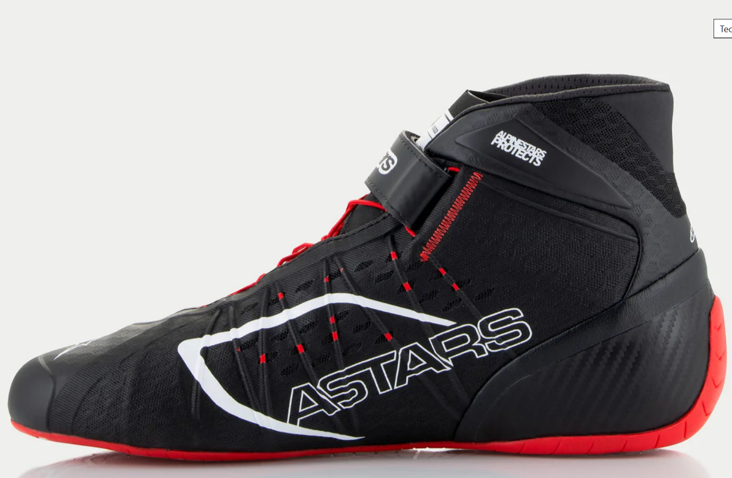Alpinestars KX V3 FIA-zugelassene Kartschuhe Schwarz