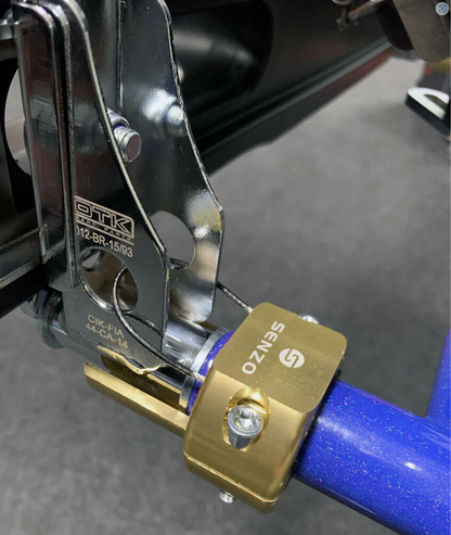 Senzo Heckstoßstangenschutzset 28MM Goldfarben