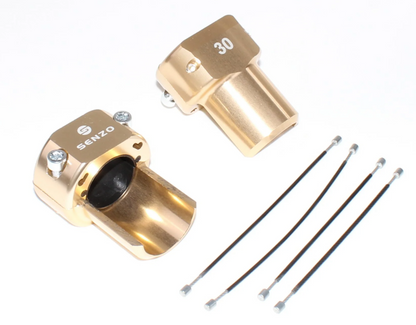Senzo Heckstoßstangenschutzset 30MM Goldfarben