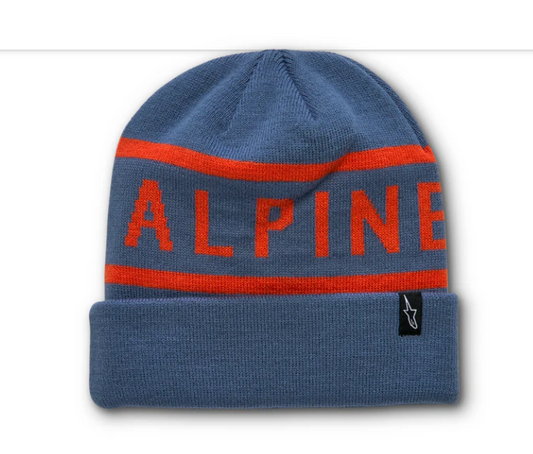 Alpinestars Wordy Cuff Beanie Mütze blau/rot