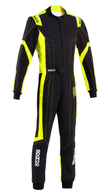 Sparco Thunder Advanced Overall schwarz/fluoreszierend gelb