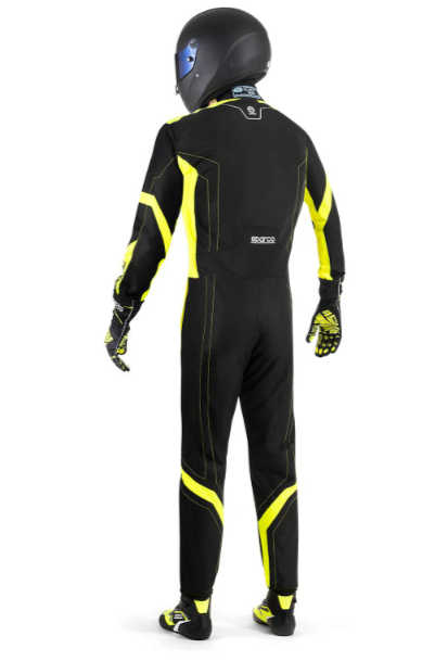 Sparco Thunder Advanced Overall schwarz/fluoreszierend gelb