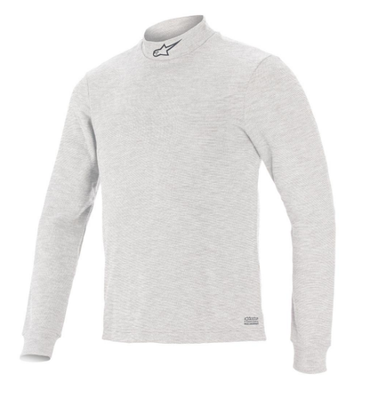 Alpinestars Race V3 Top Langarm-Unterhemd FIA-Standard 8856-2018 Weiß