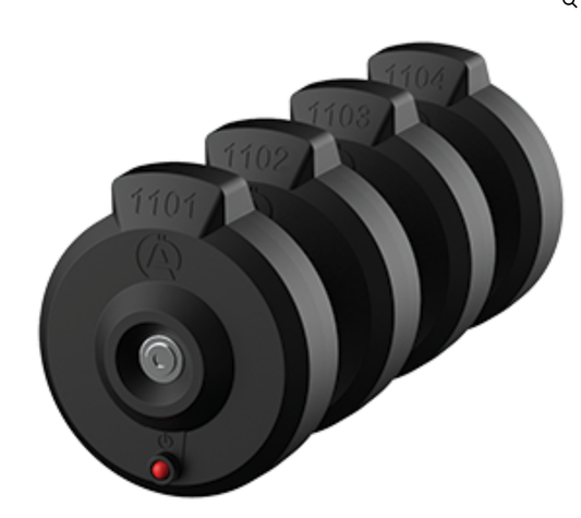 Alfano 7 Pack, 4 infrared temperature sensors for the outside of the tire