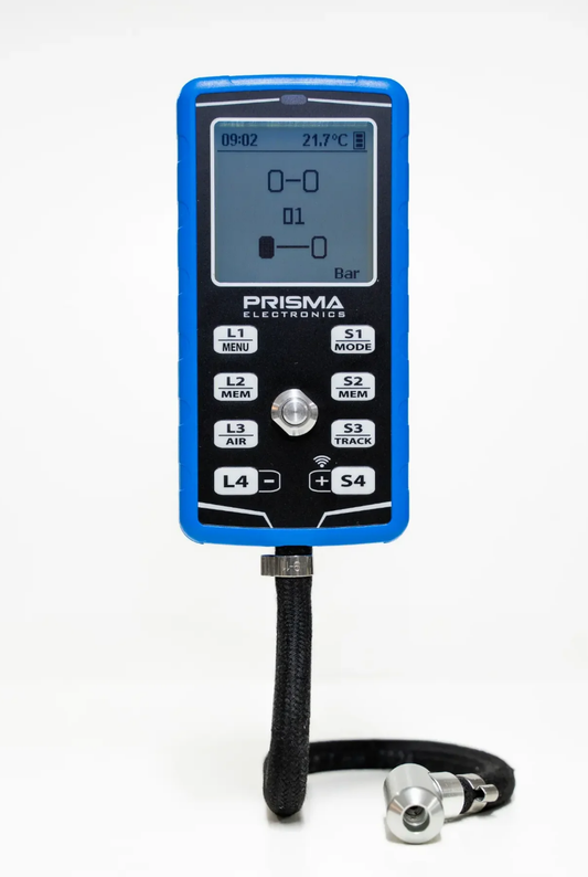 Prisma Hiprema 5 Reifendruckmesser + Stoppuhr + Infrarot-Pyrometer